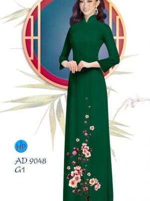 1577703036 450 Vai ao dai Hoa Dao kieu moi AD 9048