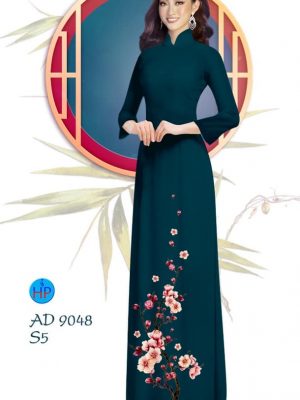 1577703037 166 Vai ao dai Hoa Dao kieu moi AD 9048