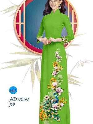 Vải áo dài Công và hoa Đào thiết kế 2019 AD 9059 32 1577704007 73 Vai ao dai Cong va hoa Dao thiet ke 2019