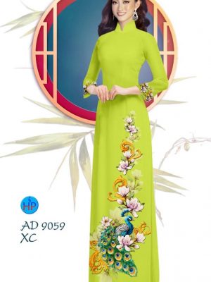 Vải áo dài Công và hoa Đào thiết kế 2019 AD 9059 31 1577704007 927 Vai ao dai Cong va hoa Dao thiet ke 2019
