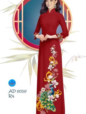 Vải áo dài Công và hoa Đào thiết kế 2019 AD 9059 34 1577704008 587 Vai ao dai Cong va hoa Dao thiet ke 2019