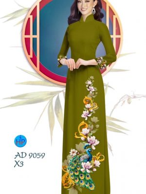 Vải áo dài Công và hoa Đào thiết kế 2019 AD 9059 37 1577704008 912 Vai ao dai Cong va hoa Dao thiet ke 2019