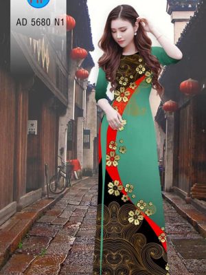 Vải áo dài Hoa Mai thiết kế 2019 AD 5680 25 1577704601 221 Vai ao dai Hoa Mai thiet ke 2019 AD 5680