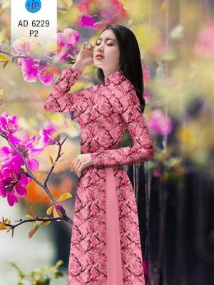 Vải áo dài Hoa Đào mới ra AD 6229 20 Vai ao dai Hoa Dao moi ra AD 6229