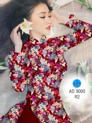 Vải áo dài Hoa đều mới ra AD 9000 20 Vai ao dai Hoa deu moi ra AD 9000