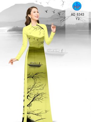 Vải áo dài Những ngày mùa đông kiểu mới AD 6343 20 Vai ao dai Nhung ngay mua dong kieu moi AD