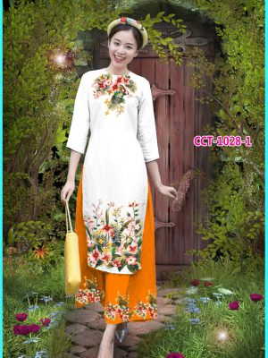 Vải áo dài cách tân hoa đẹp mới ra AD CCT 1028 32 Vai ao dai cach tan hoa dep moi ra AD