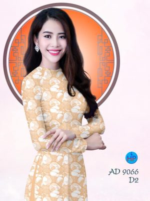 Vải áo dài Hoa đều tươi xinh kiểu mới AD 9066 24 1577933683 73 Vai ao dai Hoa deu tuoi xinh kieu moi AD