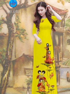 Vải áo dài Sen và các cô gái mới ra AD 5263 22 1577934664 50 Vai ao dai Sen va cac co gai moi ra