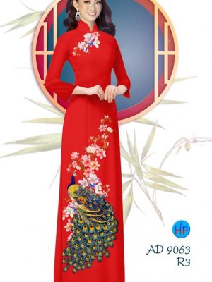 Vải áo dài Công và hoa Đào kiểu mới AD 9063 30 1577934796 720 Vai ao dai Cong va hoa Dao kieu moi AD