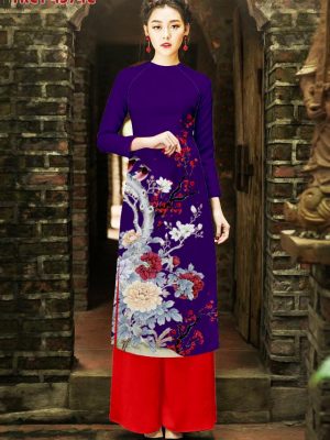 Vải áo dài cách tân hoa cúc thiết kế 2020 AD TRCT 4574 25 1577935566 9 Vai ao dai cach tan hoa cuc thiet ke 2020