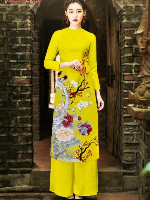 Vải áo dài cách tân hoa cúc thiết kế 2020 AD TRCT 4574 31 1577935567 260 Vai ao dai cach tan hoa cuc thiet ke 2020