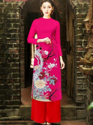Vải áo dài cách tân hoa cúc thiết kế 2020 AD TRCT 4574 35 1577935567 542 Vai ao dai cach tan hoa cuc thiet ke 2020