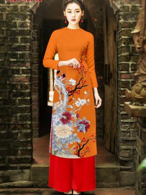 Vải áo dài cách tân hoa cúc thiết kế 2020 AD TRCT 4574 33 1577935567 813 Vai ao dai cach tan hoa cuc thiet ke 2020