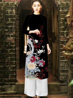 Vải áo dài cách tân hoa cúc thiết kế 2020 AD TRCT 4574 38 1577935568 845 Vai ao dai cach tan hoa cuc thiet ke 2020