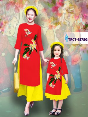 Vải áo dài hoa sứ nhẹ nhàng kiểu mới AD TRCT 4575 28 1577935693 22 Vai ao dai hoa su nhe nhang kieu moi AD