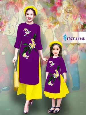 Vải áo dài hoa sứ nhẹ nhàng kiểu mới AD TRCT 4575 32 1577935693 518 Vai ao dai hoa su nhe nhang kieu moi AD