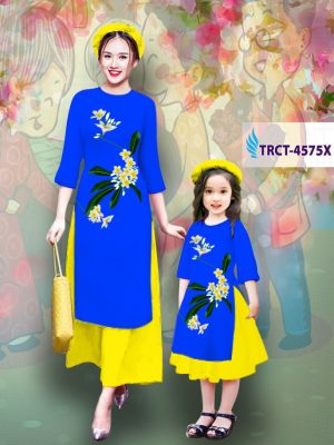 Vải áo dài hoa sứ nhẹ nhàng kiểu mới AD TRCT 4575 40 1577935694 163 Vai ao dai hoa su nhe nhang kieu moi AD