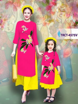 Vải áo dài hoa sứ nhẹ nhàng kiểu mới AD TRCT 4575 39 1577935694 191 Vai ao dai hoa su nhe nhang kieu moi AD