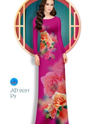 Vải áo dài hoa hồng mới ra AD 9031 27 1577935880 121 Vai ao dai hoa hong moi ra AD 9031