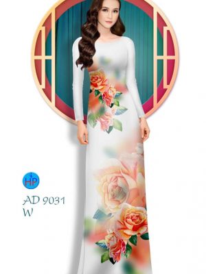 Vải áo dài hoa hồng mới ra AD 9031 30 1577935881 489 Vai ao dai hoa hong moi ra AD 9031