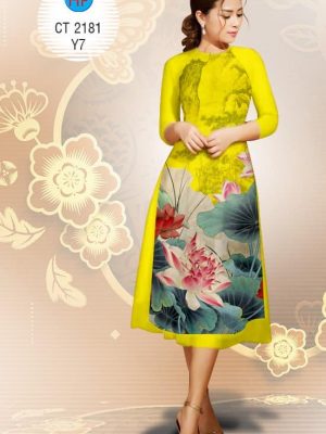 Vải áo dài cách tân Hoa Sen kiểu mới AD CT2181 30 1578292654 367 Vai ao dai cach tan Hoa Sen kieu moi AD