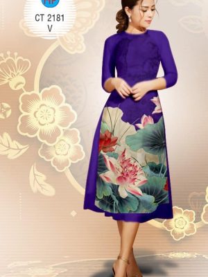 Vải áo dài cách tân Hoa Sen kiểu mới AD CT2181 33 1578292654 419 Vai ao dai cach tan Hoa Sen kieu moi AD