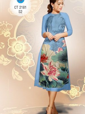 Vải áo dài cách tân Hoa Sen kiểu mới AD CT2181 34 1578292654 727 Vai ao dai cach tan Hoa Sen kieu moi AD
