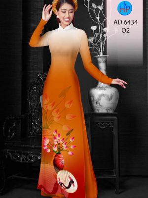 Vải áo dài Sen và nón lá mới ra AD 6434 31 1578293941 274 Vai ao dai Sen va non la moi ra AD