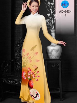 Vải áo dài Sen và nón lá mới ra AD 6434 36 1578293941 33 Vai ao dai Sen va non la moi ra AD