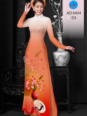 Vải áo dài Sen và nón lá mới ra AD 6434 35 1578293941 658 Vai ao dai Sen va non la moi ra AD