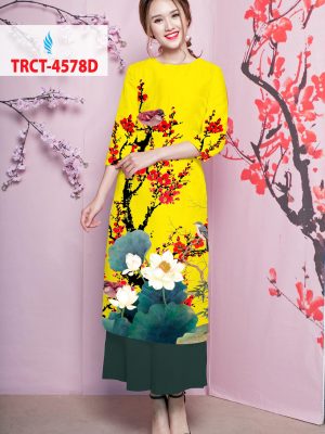 Vải áo dài cách tân hoa đào mới ra AD TRCT 4578 21 1578294764 265 Vai ao dai cach tan hoa dao moi ra AD