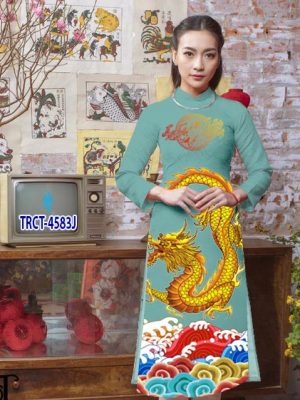 Vải áo dài hình rồng thiết kế 2020 AD TRCT 4583 17 1578294921 16 Vai ao dai hinh rong thiet ke 2020 AD TRCT