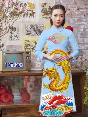 Vải áo dài hình rồng thiết kế 2020 AD TRCT 4583 18 1578294921 454 Vai ao dai hinh rong thiet ke 2020 AD TRCT