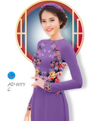 Vải áo dài Hoa in 3D kiểu mới AD 9075 31 1578295055 570 Vai ao dai Hoa in 3D kieu moi AD 9075