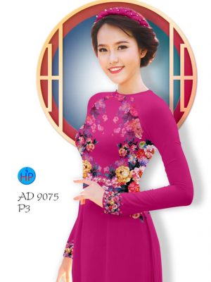 Vải áo dài Hoa in 3D kiểu mới AD 9075 28 1578295055 911 Vai ao dai Hoa in 3D kieu moi AD 9075