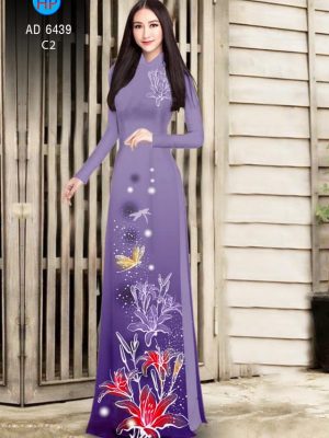Vải áo dài Hoa Lily kiểu mới AD 6439 21 1578295182 355 Vai ao dai Hoa Lily kieu moi AD 6439