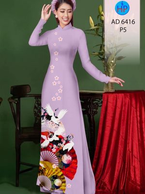 Vải áo dài Quạt và Hạc mới ra AD 6416 24 1578295517 465 Vai ao dai Quat va Hac moi ra AD 6416