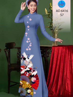 Vải áo dài Quạt và Hạc mới ra AD 6416 25 1578295517 886 Vai ao dai Quat va Hac moi ra AD 6416