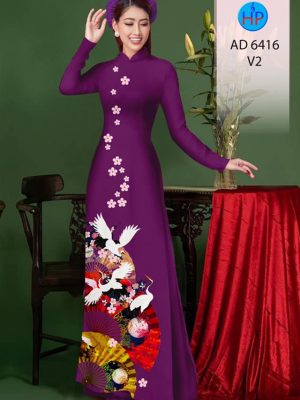 Vải áo dài Quạt và Hạc mới ra AD 6416 29 1578295518 679 Vai ao dai Quat va Hac moi ra AD 6416