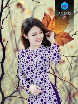 Vải áo dài chấm Bi thiết kế 2020 AD 6422 24 1578296349 364 Vai ao dai cham Bi thiet ke 2020 AD 6422