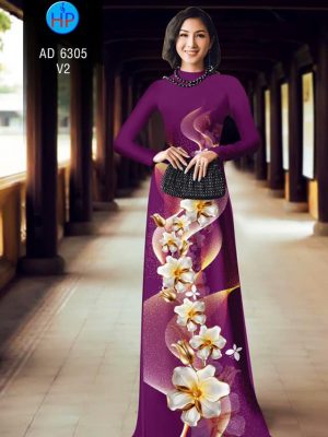 Vải áo dài Hoa in 3D kiểu mới AD 6305 34 1578296469 231 Vai ao dai Hoa in 3D kieu moi AD 6305