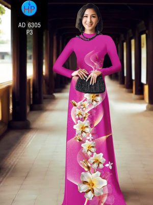 Vải áo dài Hoa in 3D kiểu mới AD 6305 25 1578296469 471 Vai ao dai Hoa in 3D kieu moi AD 6305
