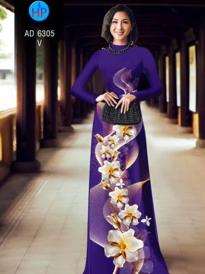 Vải áo dài Hoa in 3D kiểu mới AD 6305 35 1578296469 605 Vai ao dai Hoa in 3D kieu moi AD 6305