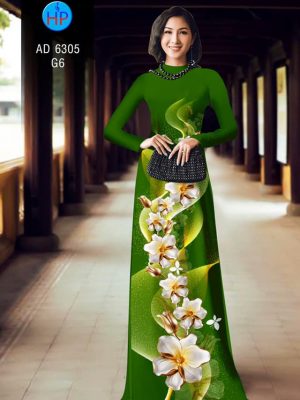 Vải áo dài Hoa in 3D kiểu mới AD 6305 28 1578296469 643 Vai ao dai Hoa in 3D kieu moi AD 6305