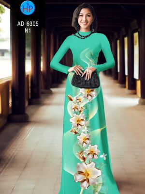 Vải áo dài Hoa in 3D kiểu mới AD 6305 27 1578296469 725 Vai ao dai Hoa in 3D kieu moi AD 6305
