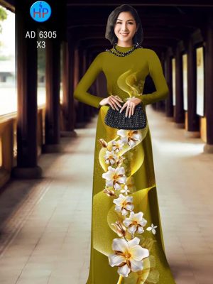 Vải áo dài Hoa in 3D kiểu mới AD 6305 37 1578296470 769 Vai ao dai Hoa in 3D kieu moi AD 6305