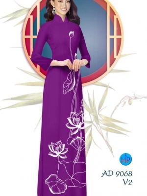 Vải áo dài Sen thanh tịnh mới ra AD 9068 24 1578296616 783 Vai ao dai Sen thanh tinh moi ra AD 9068