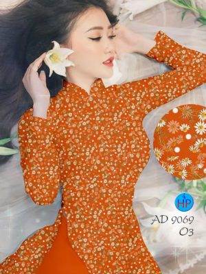 Vải áo dài Cúc nhí kiểu mới AD 9069 25 1578296758 121 Vai ao dai Cuc nhi kieu moi AD 9069