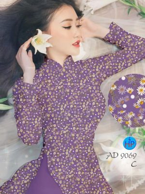 Vải áo dài Cúc nhí kiểu mới AD 9069 34 1578296758 211 Vai ao dai Cuc nhi kieu moi AD 9069